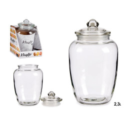 BOTE VIDRIO HERMETICO 2,3L