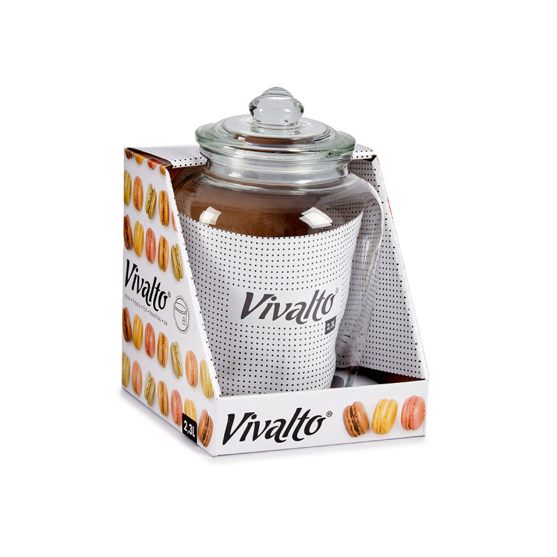 BOTE VIDRIO HERMETICO 2,3L