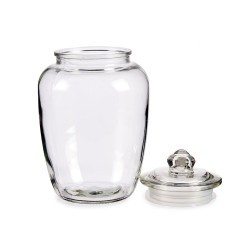 CONTENITORE IN VETRO CHIUSURA ERMETICA 2,3L