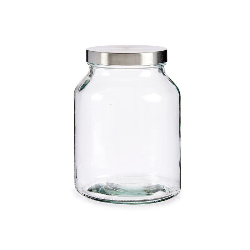 POT VERRE AVEC TAPA METAL