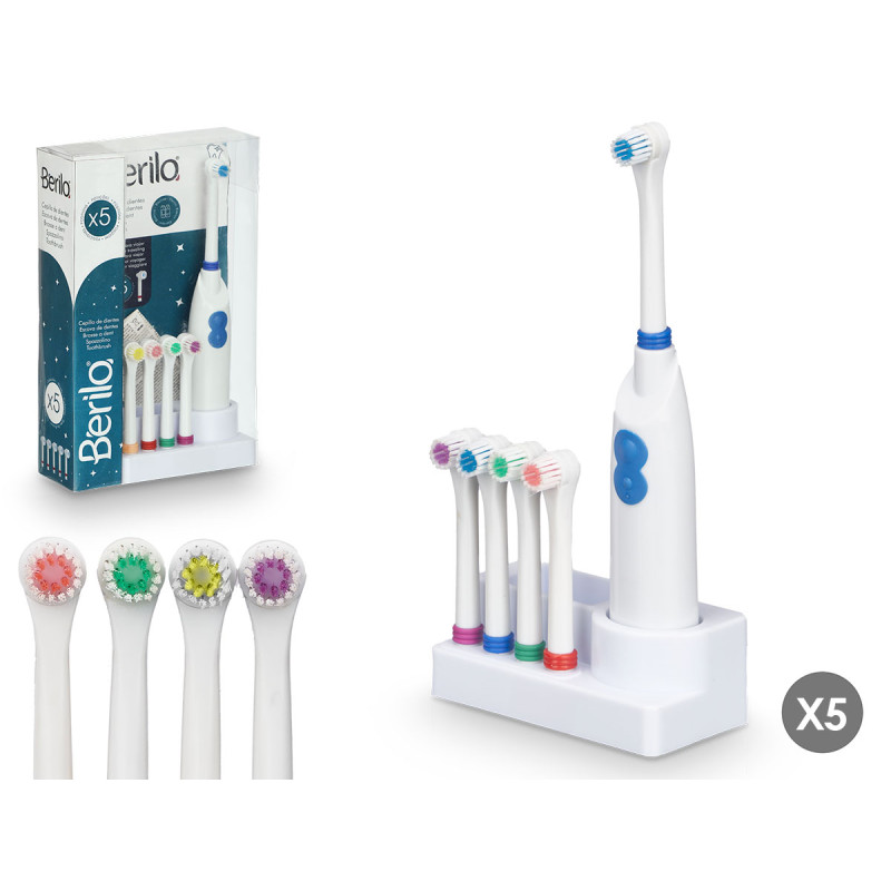 CONJ ESCOVA DE DENTES ELETRICA E 5 RECARGAS