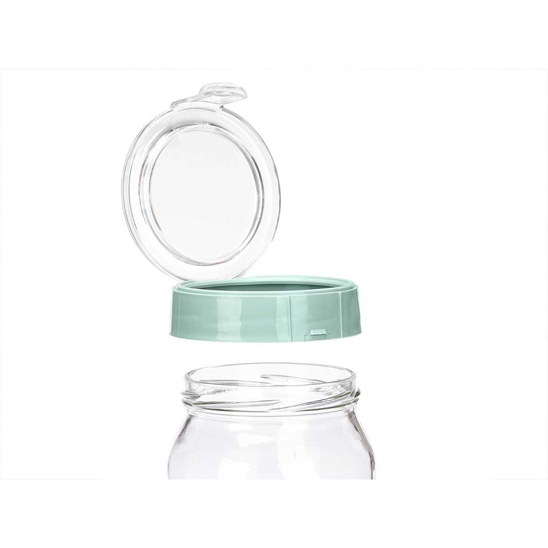 SET 3 POTS AVEC COUVERCLE VERT 425 660 1000ML