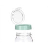 SET 3 JARS WITH LID GREEN 425 660 1000ML