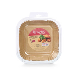 SET 50 PIÈCES MOULE PAPIER FRITEUSE AIR CARRE PETI