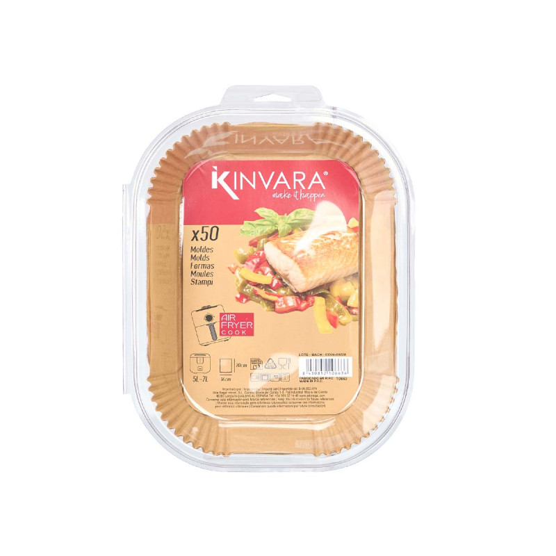 SET 50 STAMPI CARTA FRIGGITRICE AD ARA RETT