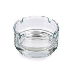 SET 2 CENDRIERS EN VERRE 7,2CM