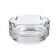 SET 2 GLASS ASHTRAY 7,2CM