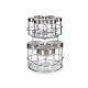 SET 9GLASS JARS AND SPICE BOTTLE 85 320M