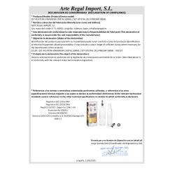 SET OLIERA  ACETIERA VETRO 500ML