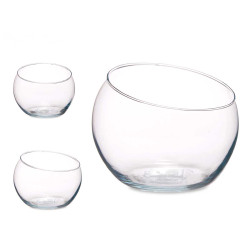 BOCAL A POISSON VERRE MOYENNE COUPEE 