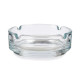 SET 2 GLASS ASHTRAY 9CM