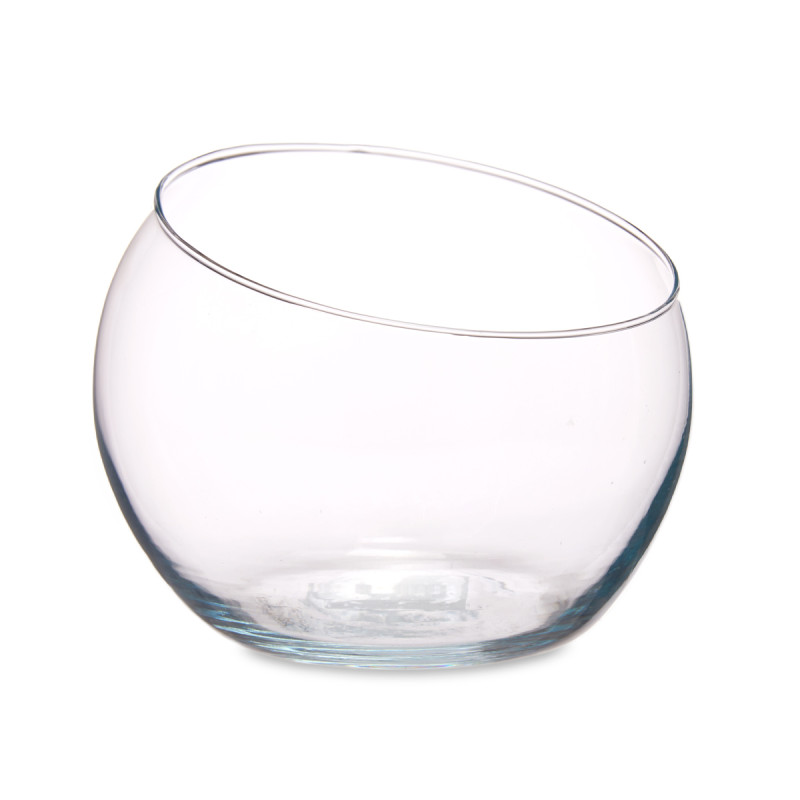 BOCAL A POISSON VERRE MOYENNE COUPEE 