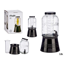 PICHET AVEC SUPPORT ET REFROIDISSEUR 3800 ML NOIR 