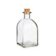 GLASS BOTTLE 250ML CORK STOPPER 
