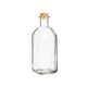 GLASS BOTTLE 500 ML CORK STOPPER 