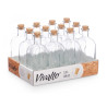 GLASS BOTTLE 500 ML CORK STOPPER 