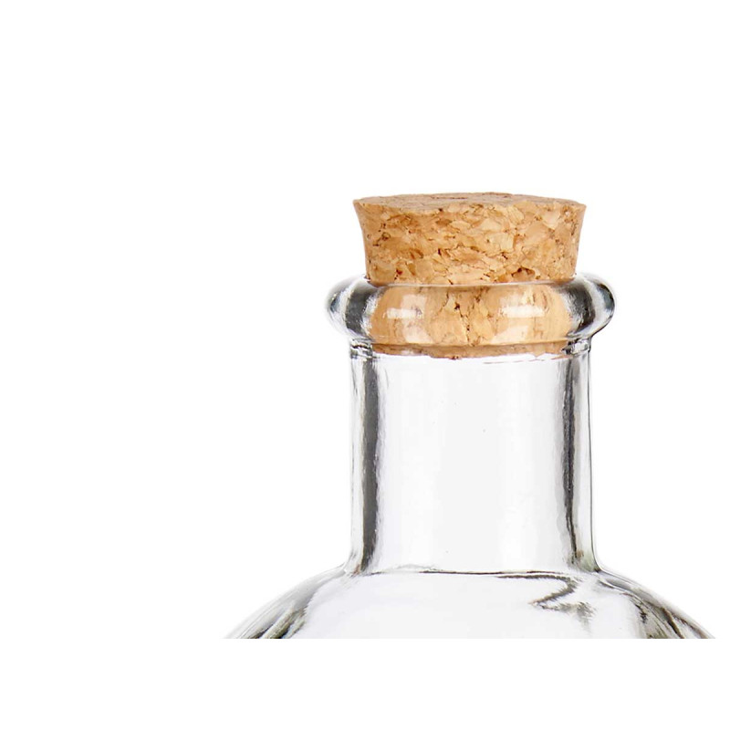 GLASS BOTTLE 500 ML CORK STOPPER 