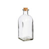 GLASS BOTTLE 750ML CORK STOPPER 