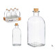 BARATTOLO VETRO 1000ML TAPPO IN SUGHERO