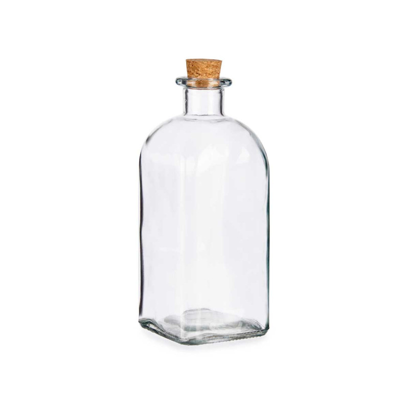 FRASQUE VERRE 1000ML BOUCHON LIEGE 