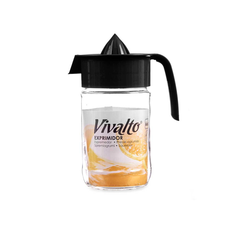 EXPRIMIDOR CRISTAL 660ML NEGRO