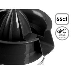 ESPIRALIZADOR VIDRO 660ML PRETO