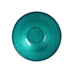 BOL VIDRIO 15CM TURQUESA