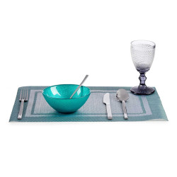 BOL VIDRIO 15CM TURQUESA