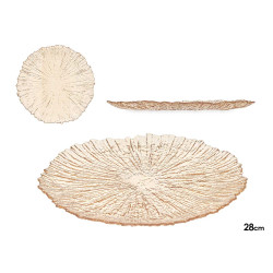 PRATO RASO 22CM AMBAR