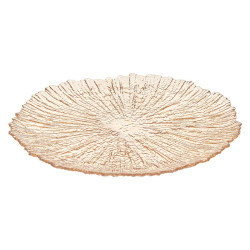 ASSIETTE PLATE 28CM AMBRE