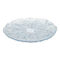 PLATO LLANO 28CM AZUL