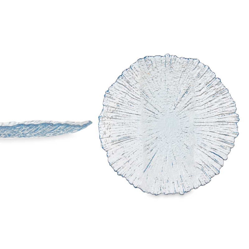 PLATO LLANO 28CM AZUL