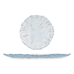 PLATO LLANO 28CM AZUL