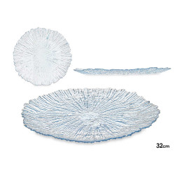 BAJO PLATO 32CM AZUL