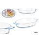 BANDEJA BOROSILICATO OVALADA ASAS 800ML