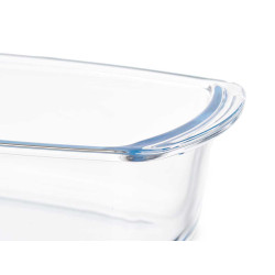 TABULEIRO EM BOROSILICATO RECTANGULAR ASAS 1600ML