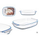 VASSOIO RETTANGOLARE BOROSILICATO MANICI 2000ML