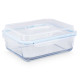 HERMETIC BOROSILICATE LUNCH BOX W HANDLES 4800ML
