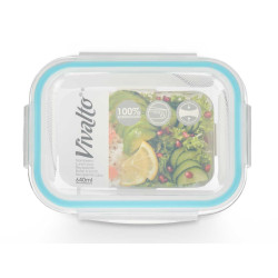HERMETIC BOROSILICATE LUNCH BOX 640ML
