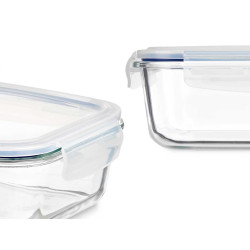 HERMETIC BOROSILICATE LUNCH BOX 640ML