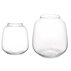 VASO DI VETRO LARGO PICCOLO