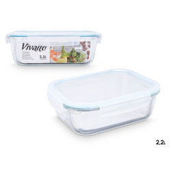 BOÎTE À LUNCH HERMÉTIQUE BOROSILICATE  2260ML