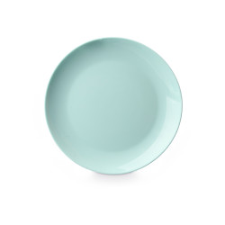 ROUND FLAT PLATE OPAL GREEN 24CM