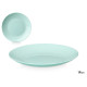 PIATTO DOLCE ROTONDO OPAL VERDE 19CM