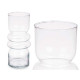 DOUBLE FLATTENED SPHERE VASE 