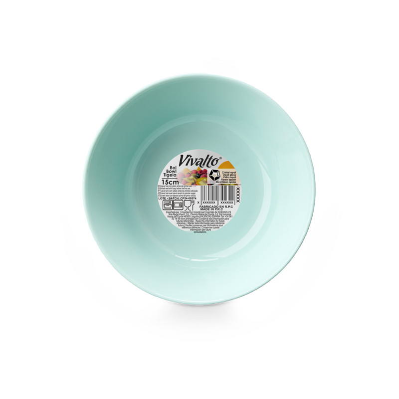 BOL REDONDO OPAL VERDE 15CM
