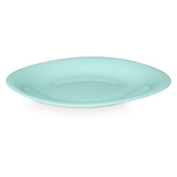 PLATO POSTRE CUADRADO OPAL VERDE 21,5CM