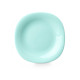 SQUARE DESSERT PLATE OPAL GREEN 21,5CM