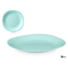 PRATO SOBREMESA QUADRADO OPAL VERDE 19CM
