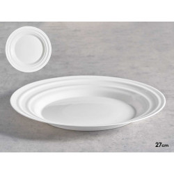 FLAT PLATE OPAL WAVES 27CM